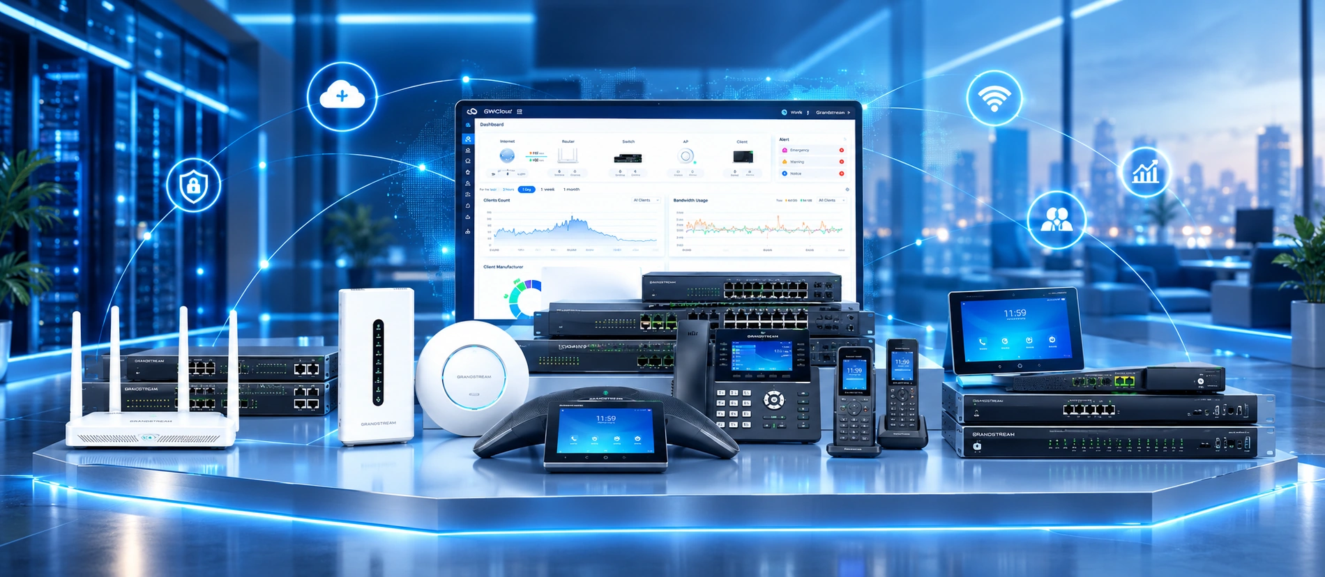 Grandstream Networking Guide — Wi-Fi 7 Access Points, Switches & Routers