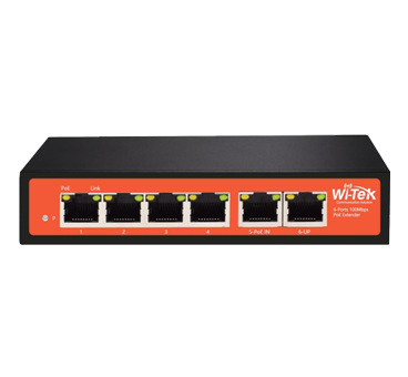 6-Port Gigabit Cloud-Managed Poe Switch Wi-Tek Wi-Pces306G Surveillance