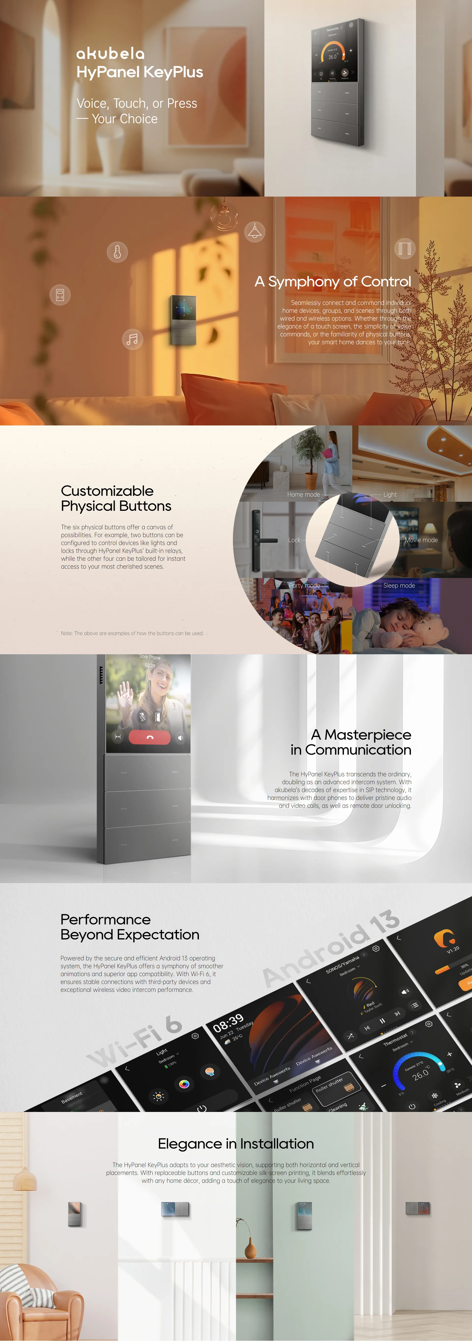 Akubela HyPanel KeyPlus feature