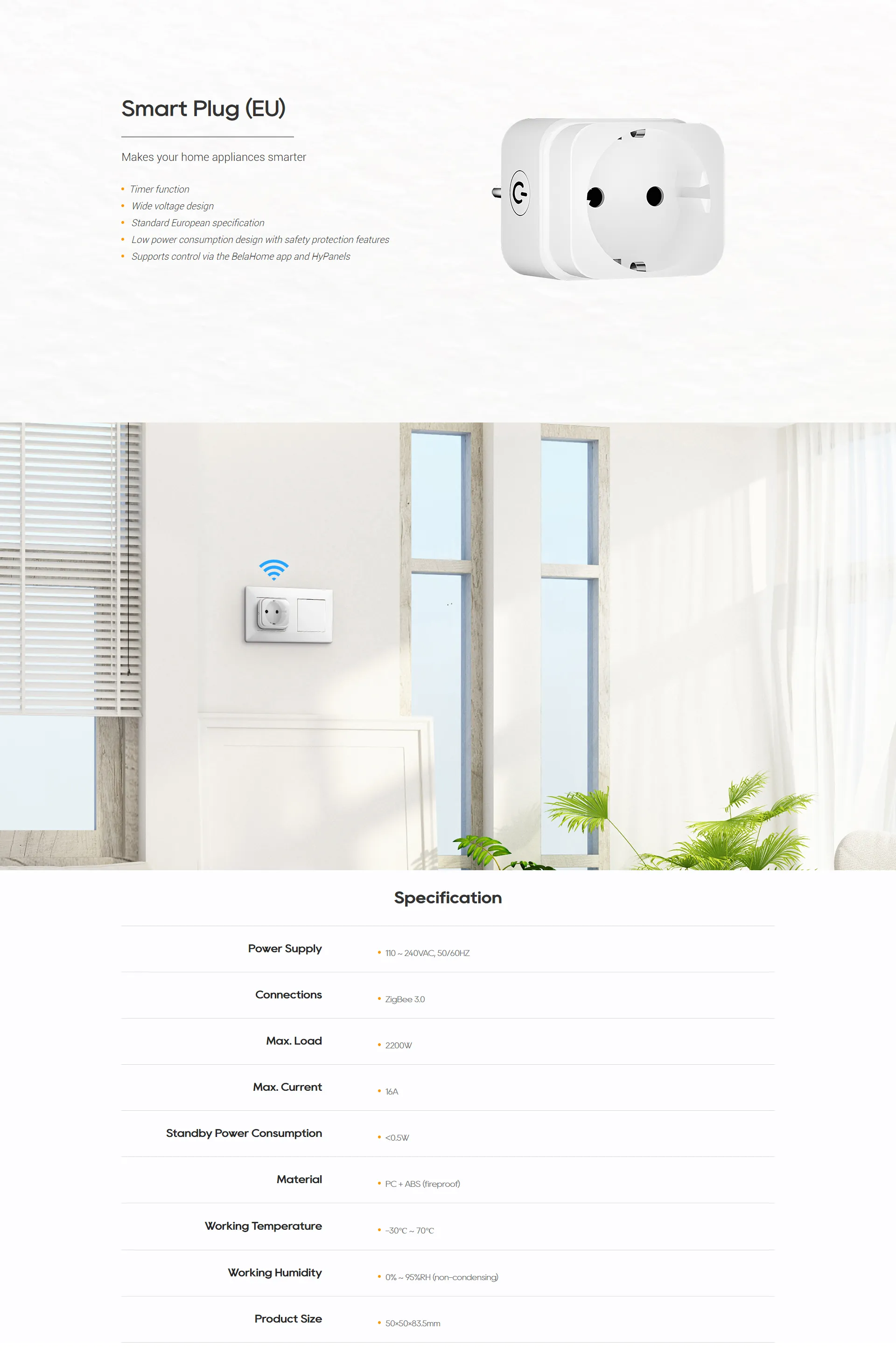 Akubela Smart Plug feature