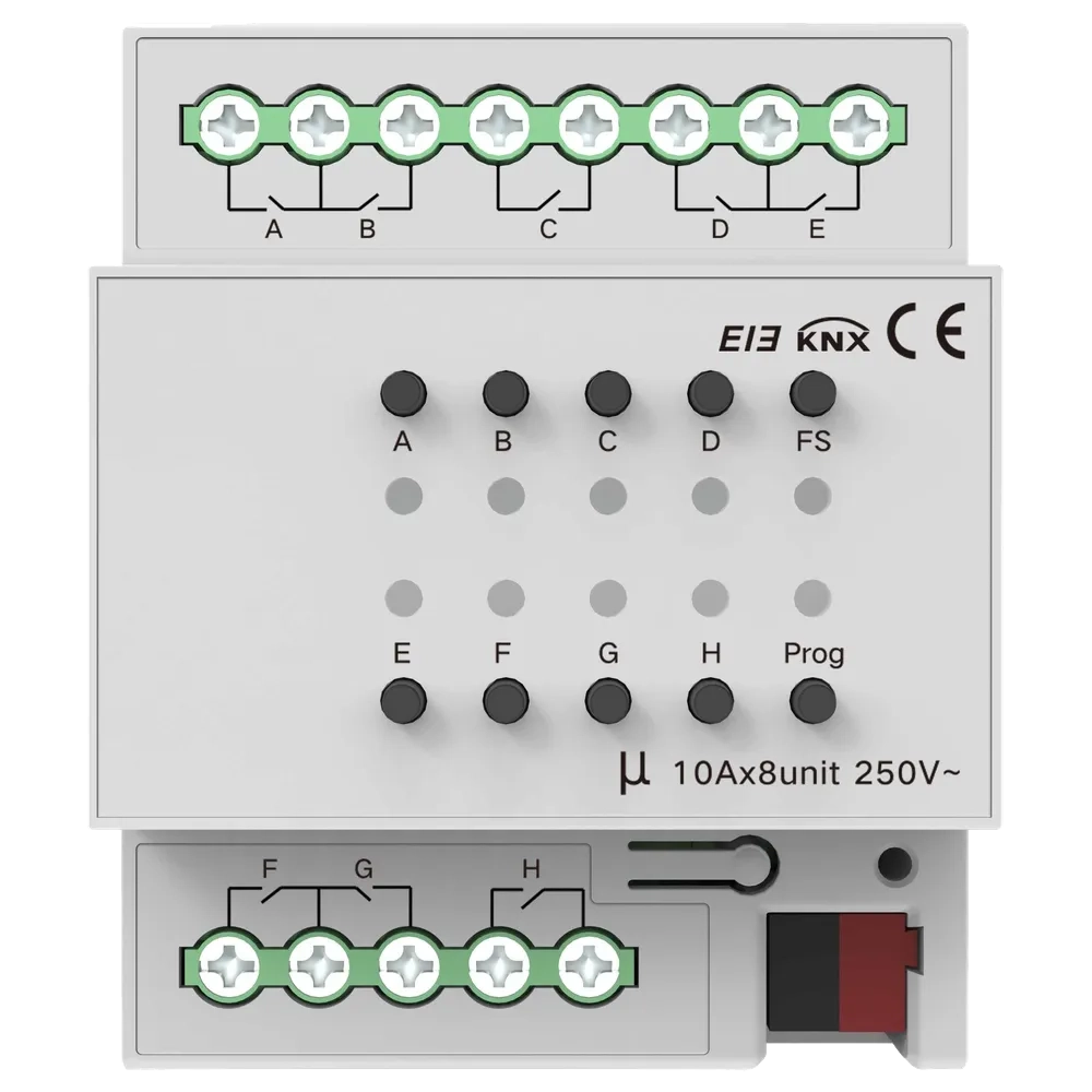 Akubela KNX 8 Channel 10A Actuator