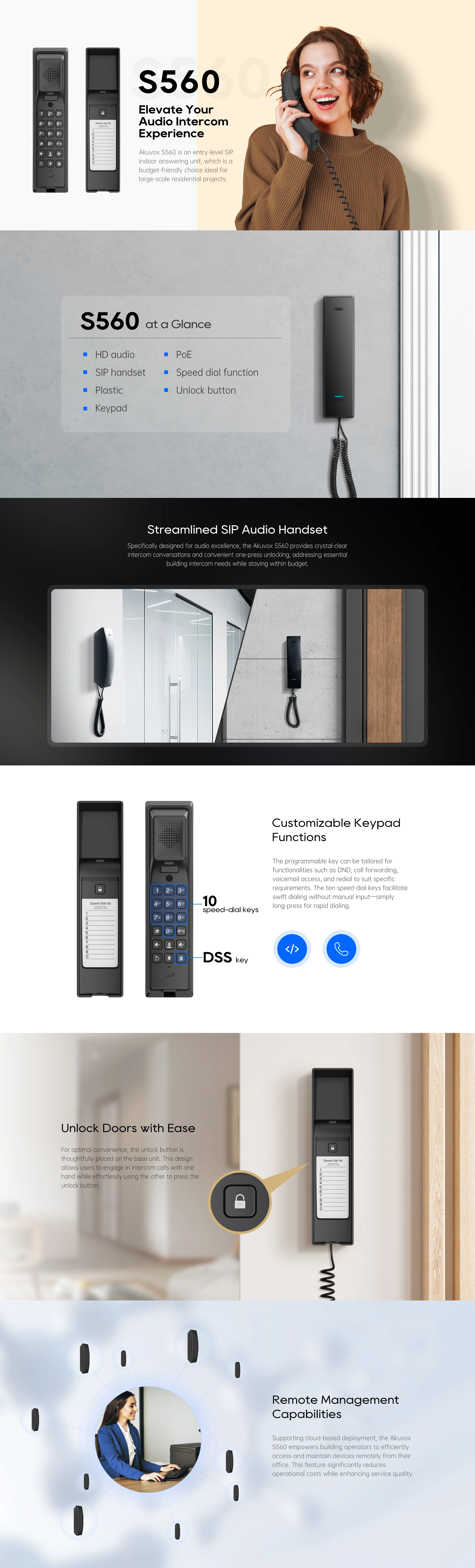 Akuvox S560 features