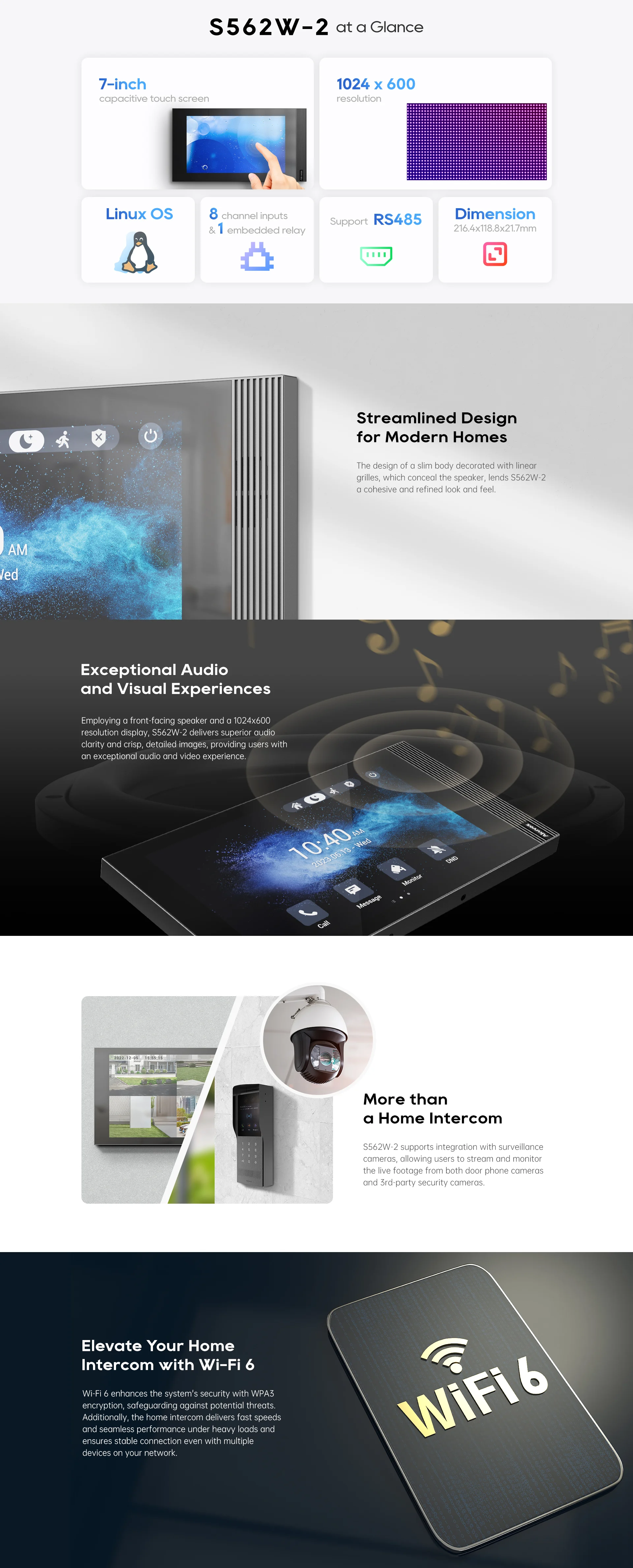 Akuvox S562W-2 features