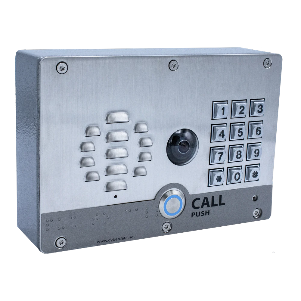 CyberData SIP h.264 Video Outdoor Intercom with Keypad