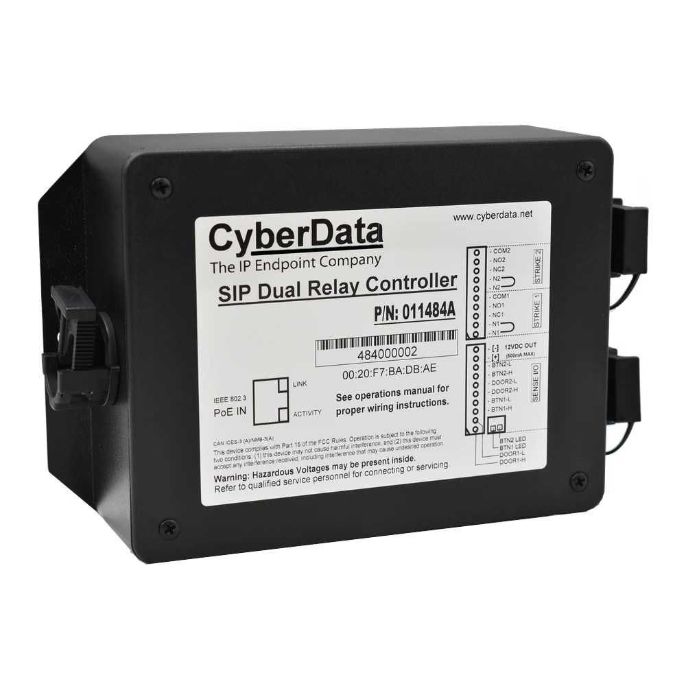 CyberData SIP Dual Relay Controller