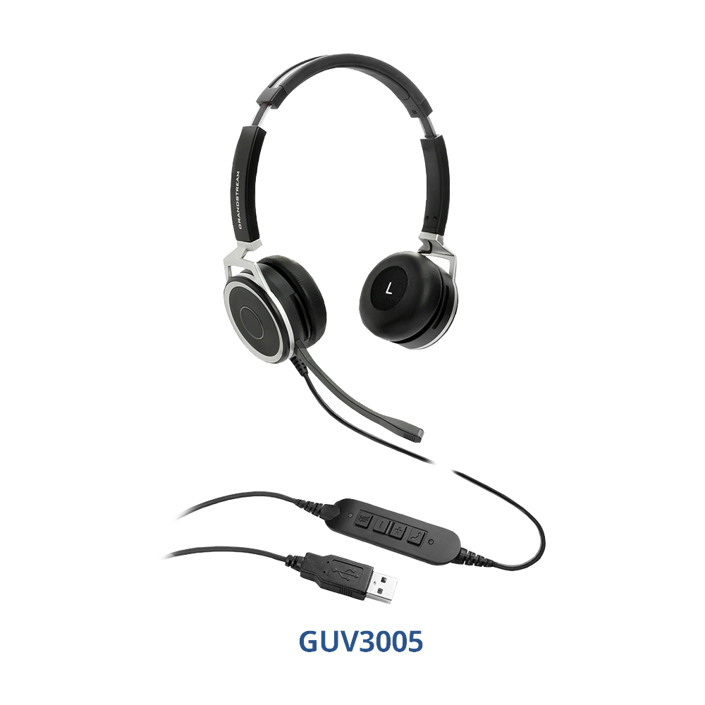 Grandstream GUV3005 HD USB Headset with Busy Light view 1