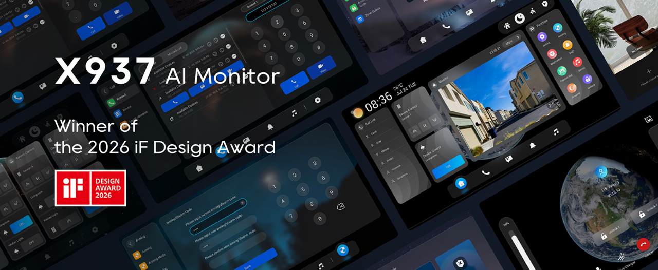 Akuvox X937 indoor monitor for smart intercom systems