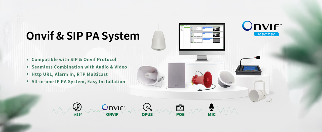 Tonmind IP speaker for paging and public address systems