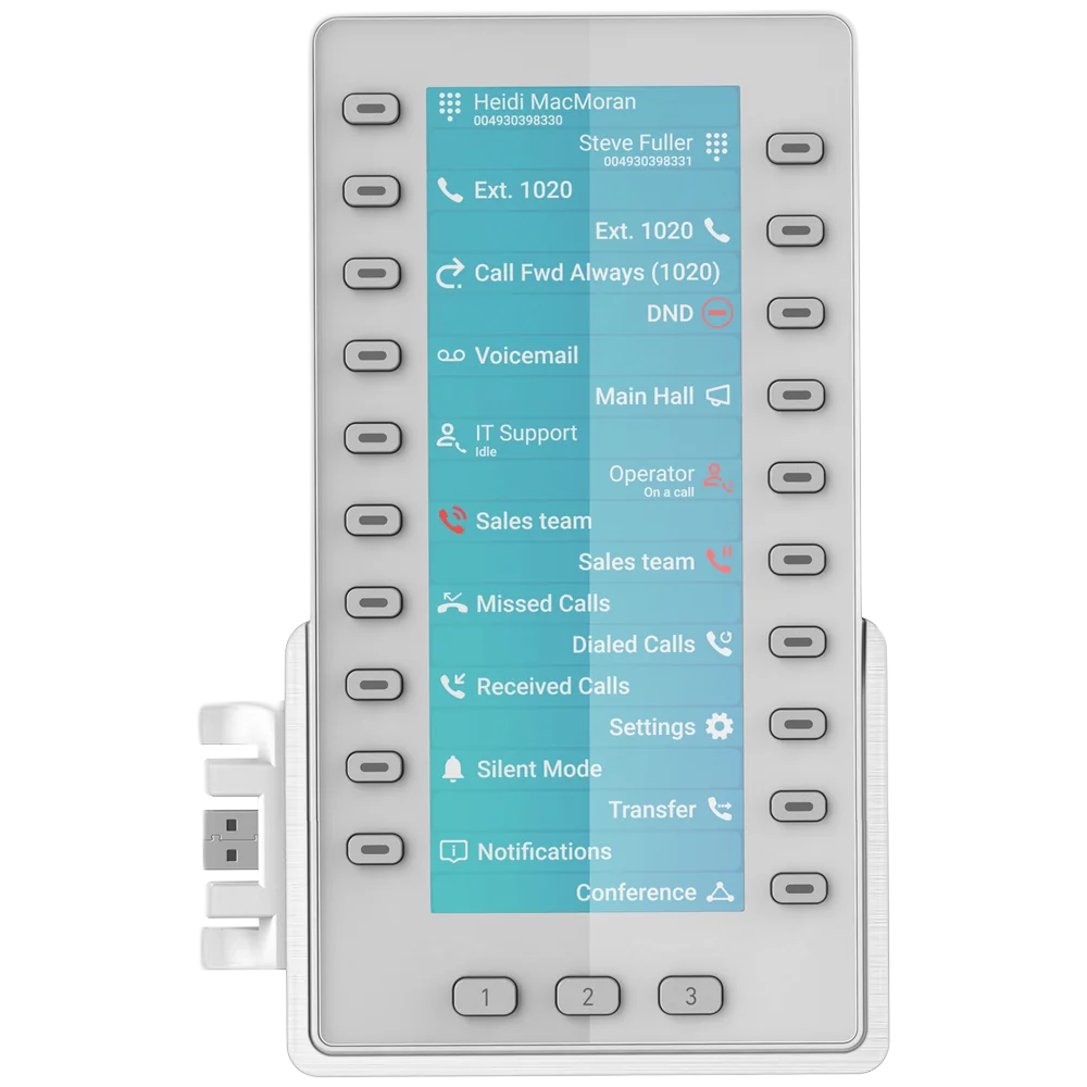 Snom D8C White Colour Expansion Module for D8xx executive phones