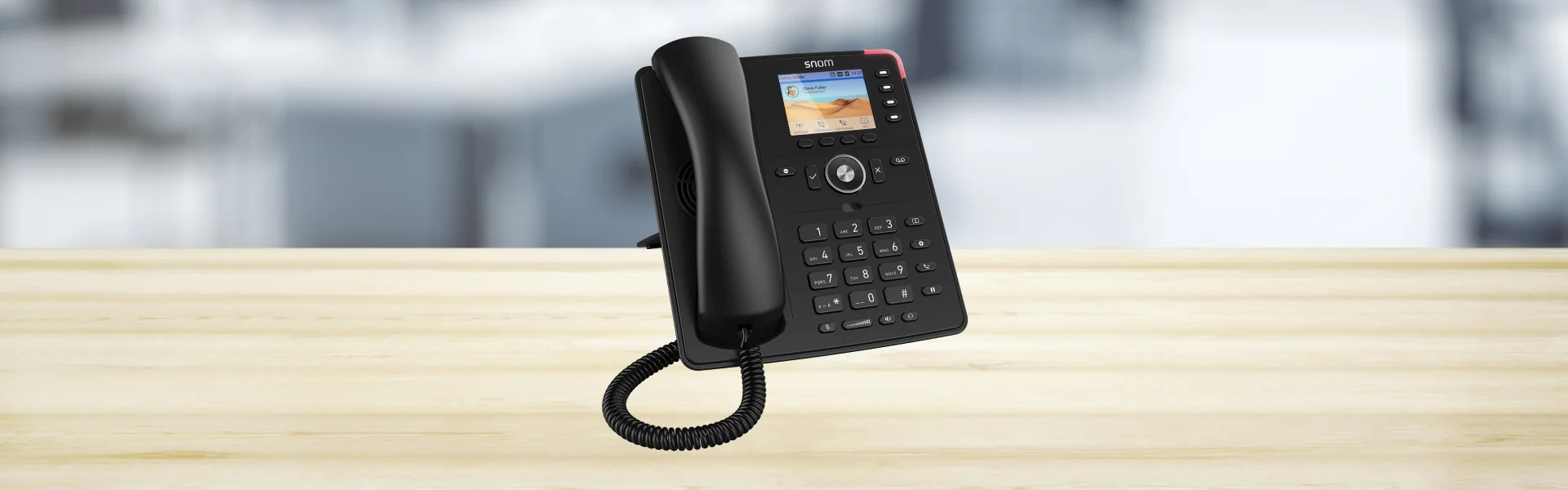 Snom D713 IP Desk Phone Banner