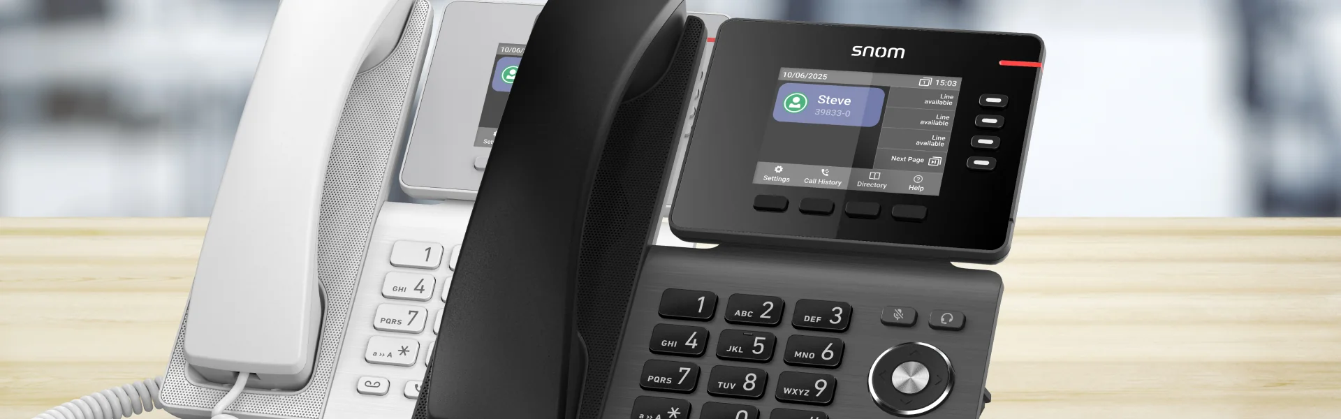 Snom D810W IP Desk Phone Banner