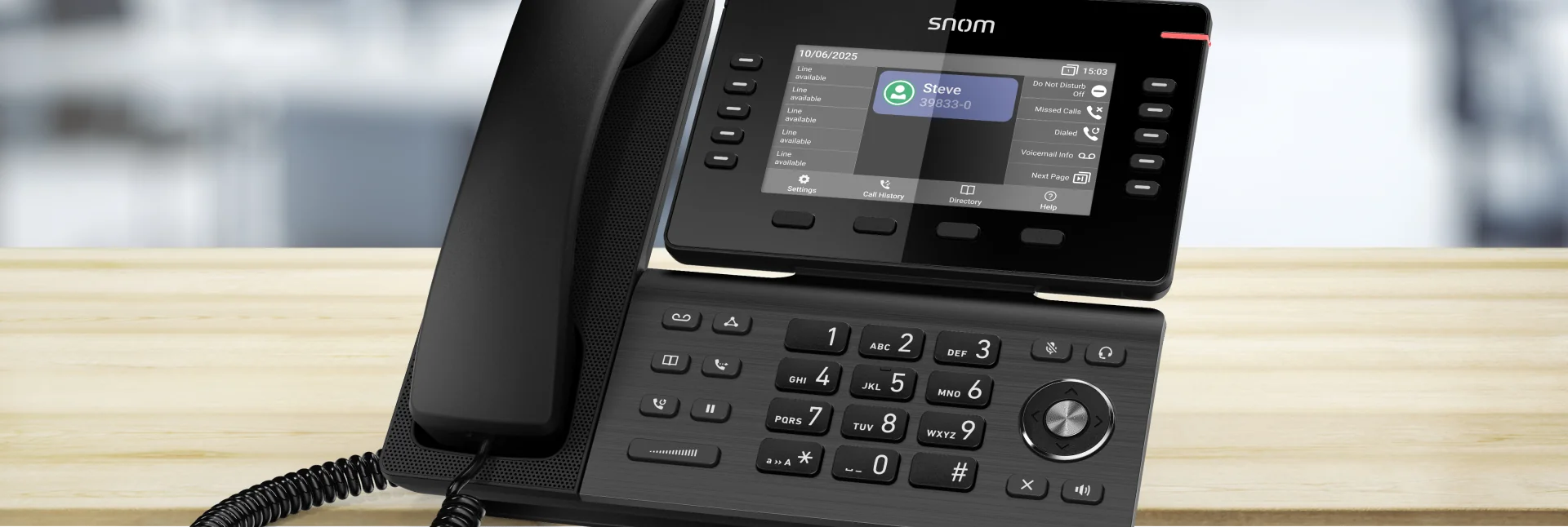 Snom D815W IP Desk Phone Banner