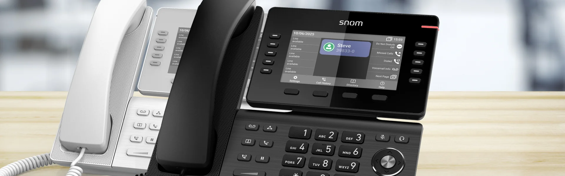 Snom D815WB IP Desk Phone Banner