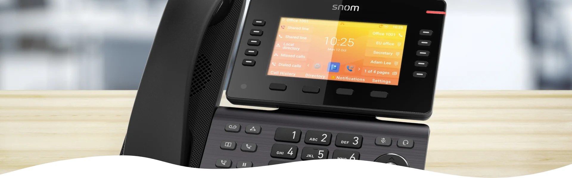 Snom D892M IP Phone Banner