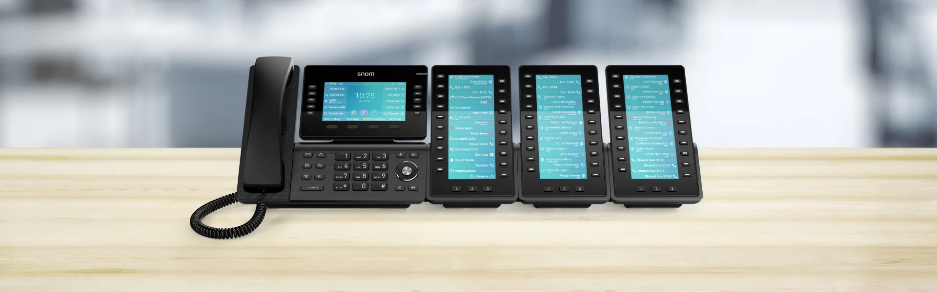 Snom D8C Expansion Module Banner