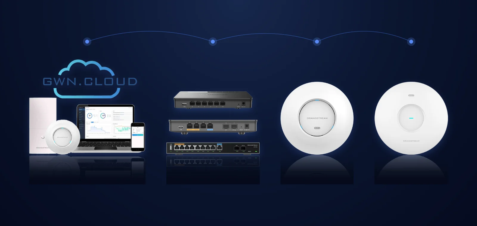 Wi-Fi access points providing coverage across a residential community