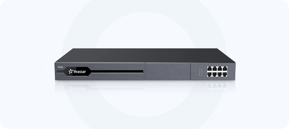 Yeastar P560 IP PBX appliance front view
