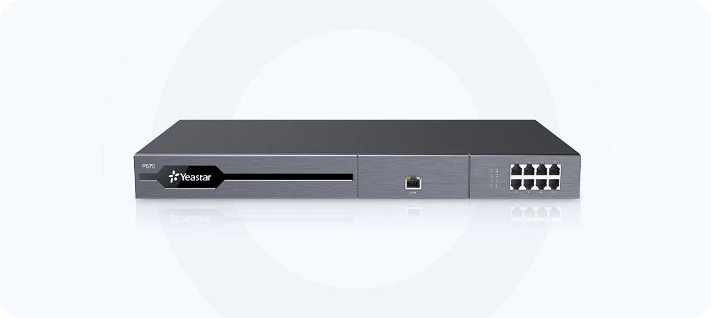 Yeastar P570 IP PBX appliance front view