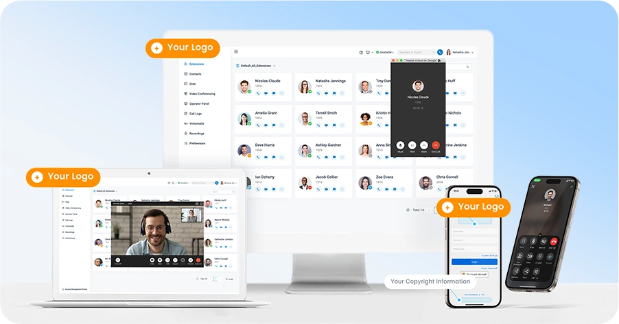 Yeastar white label software PBX